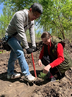 Сотрудники Приамурского управления Росприроднадзора приняли участие в акции «Сад памяти»