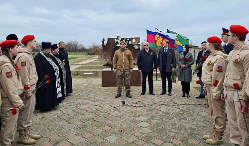 В Абинске захоронили останки 29 бойцов Красной Армии