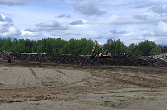 Специалисты ЦЛАТИ по Республике Карелия в рамках национального проекта «Экология» проводят обследование несанкционированной свалки в г. Беломорске