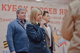 Заместитель руководителя Верхне-Волжского управления Росприроднадзора Мария Титова приветствовала юных участников соревнований