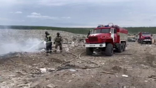 За возгорание на полигоне ТКО объявлено предостережение «МУП по очистке города Пенза» 