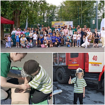В Тюмени сотрудники Северо-Уральского межрегионального управления Росприроднадзора совместно с детьми приняли участие в семейном фестивале «Папа рядом»