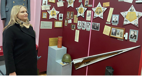 Сотрудники Южно-Сибирского управления посетили Уроки мужества в Топкинскиом историческом музее