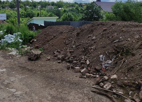 Нижегородский Росприроднадзор проводит контрольные мероприятия на месте несанкционированного размещения отходов в СНТ «Мечта-2»