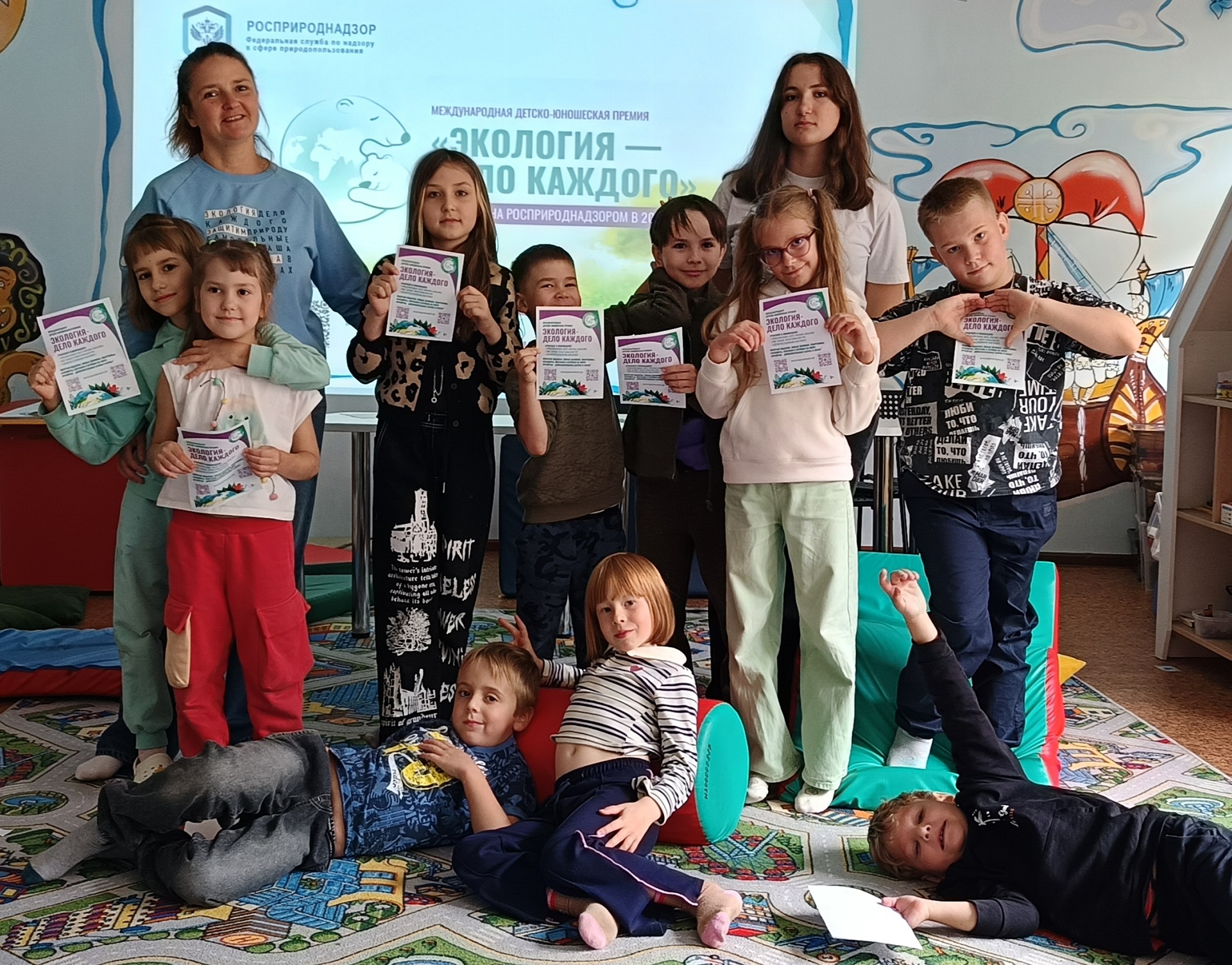 Воспитанники нижегородского городского детского лагеря познакомились с Премией «Экология — дело каждого» 