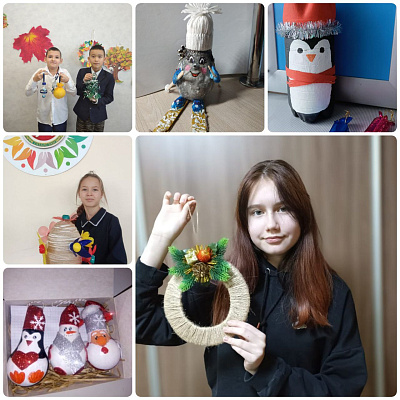Дети из Татарстана активно подключились к акции Росприроднадзора «Новогодняя экоигрушка»