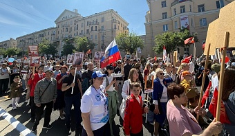 В Астрахани сотрудники ФГБУ «СевКасптехмордирекция» приняли участие в торжественных мероприятиях, посвященных 80-летию Великой Победы