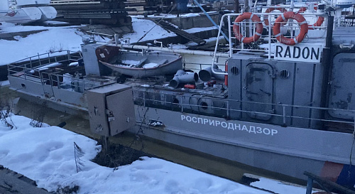 Росприроднадзор по СЗФО проверил информацию о подтоплении катера ФГБУ «Балттехмордирекция» 