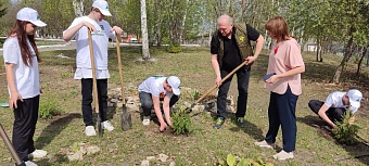 Сотрудники Росприроднадзора и призеры II сезона Премии «Экология – дело каждого» высадили саженцы в г. Красноуфимске Свердловской области