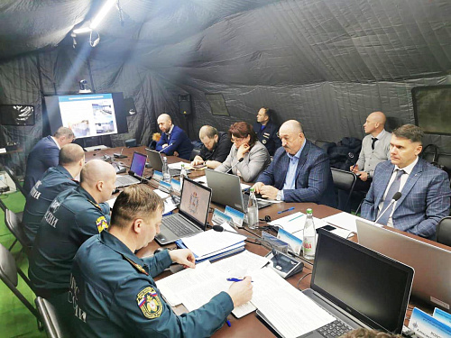 Специалисты Росприроднадзора принял участие во всероссийских командно-штабных учениях по ликвидации чрезвычайных ситуаций