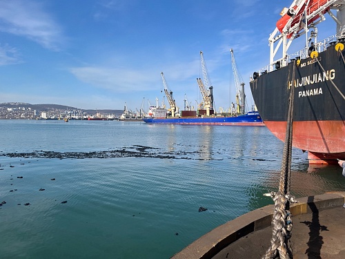 Иностранная компания оплатила административный штраф за разлив нефтепродуктов в морском порту Новороссийск