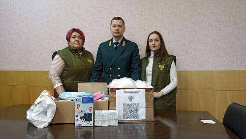 В Архангельское сотрудники Росприроднадзора отправили посылки мобилизованным землякам