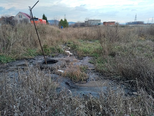 В Альметьевском районе Республики Татарстан выявлен факт разлива канализационных вод