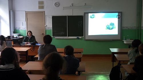В Иркутской школе прошел урок экологии