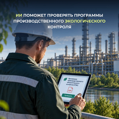ИИ поможет проверять программы производственного экологического контроля