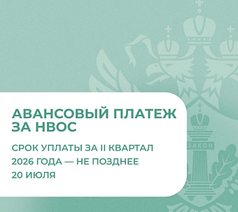 Росприроднадзор напоминает об обязанности плательщиков, не относящихся к МСП, вносить квартальные авансовые платежи за негативное воздействие на окружающую среду