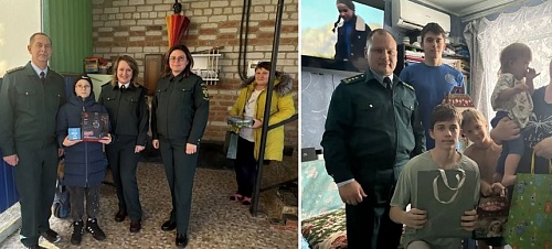 Сотрудники Черноморо-Азовского морского управления Росприроднадзора продолжают принимать активное участие в акции «Ёлка желаний»