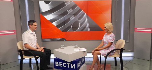 Марк Чиненков стал участником телевизионного проекта «Вести-интервью»