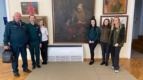 В Ставрополе сотрудники Северо-Кавказского управления Росприроднадзора посетили выставку «О героях былых времен»