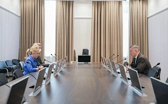 Светлана Радионова провела рабочую встречу с губернатором Иркутской области Игорем Кобзевым