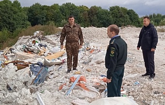 Руководитель Волжско-Камского управления Росприроднадзора Фаяз Шакиров осмотрел полигон ТКО в Чувашской Республике