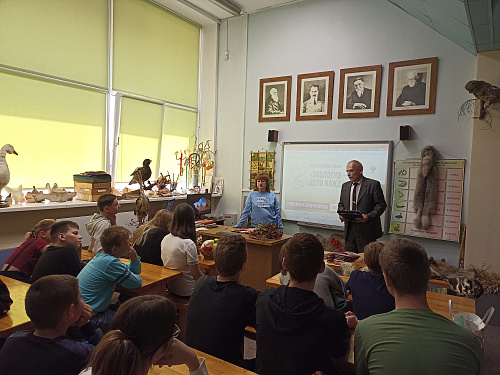 Урок «Экология – дело каждого» проведен для школьников во Владимирском музее природы