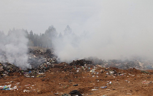 Возгорание на полигоне ТКО в Саратовской области произошло из-за нарушений при размещении отходов