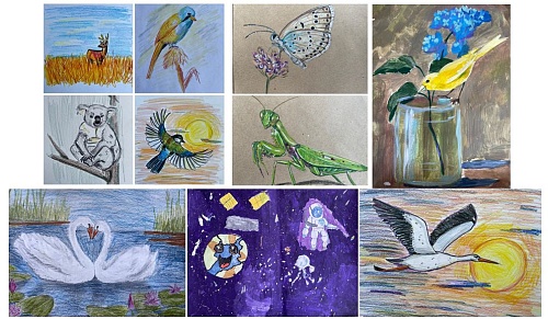 Дети сотрудников Черноморо-Азовского морского управления Росприроднадзора приняли участие в конкурсе детских рисунков, посвященном Дню эколога