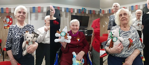 В Архангельске сотрудники Северного управления Росприродназора поздравили с Днем Победы пожилых людей и инвалидов в пансионате «Забота» 