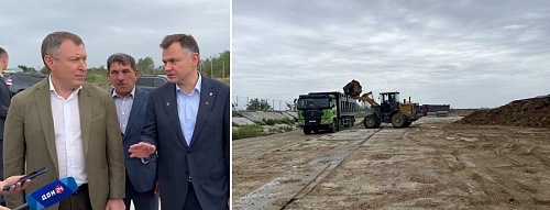 Росприроднадзор контролирует вывоз загрязненного мазутом песка с территории полигона в Семикаракорском районе Ростовской области в Краснодарский край с целью утилизации