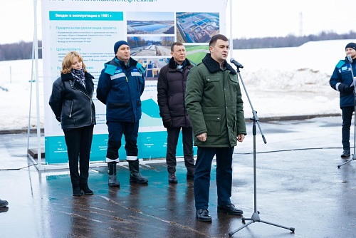 Фаяз Шакиров посетил реконструированный промышленный полигон СИБУРа в Нижнекамске 