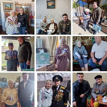 В Крыму и Севастополе ветеранов Великой Отечественной войны поздравили с Днем Победы