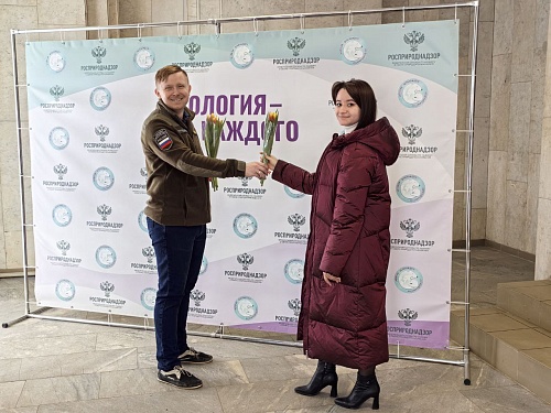 Сотрудники Управления поздравили коллег с наступающим Международным женским днём