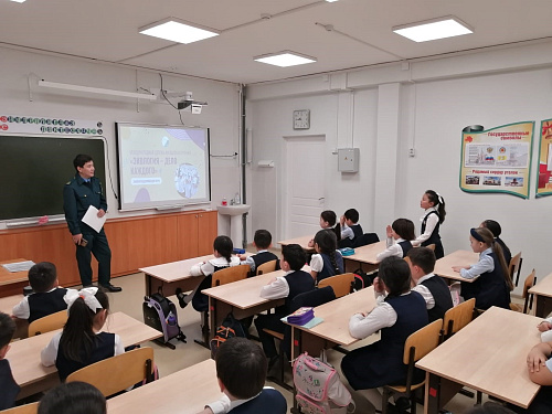 Сотрудники Росприроднадзора провели экологический урок для школьников Калмыкии