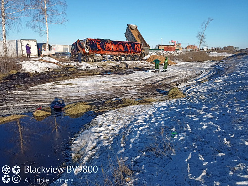 В Самарской области сотрудники Росприроднадзора держат на контроле ситуацию с разливом нефтепродуктов