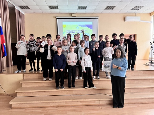 Сотрудники Енисейского управления Росприроднадзора встретились с учениками 145 школы г. Красноярска 