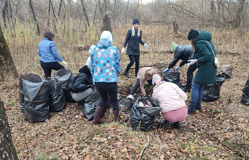 В Смоленске сотрудники Росприроднадзора приняли участие ликвидации свалки отходов на берегу Днепра