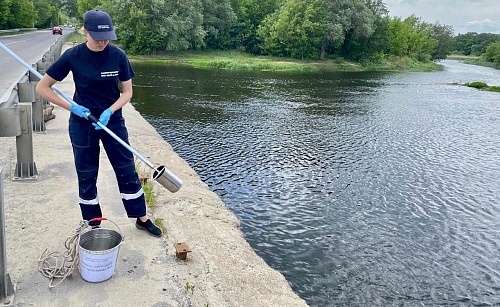 Росприроднадзор провел выездное обследование в рамках проверки информации СМИ о загрязнении р.Воронеж из-за сброса канализационных стоков с ООО «РВК-Липецк» 