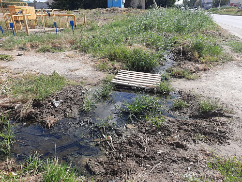 Росприроднадзор принимает меры по фактам излива канализационных сточных вод в Краснооктябрьском районе г.Волгограда