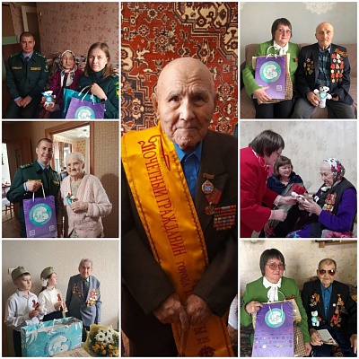 Сотрудники Управления Росприроднадзора поздравили ветеранов Чувашии с 80-летием Победы