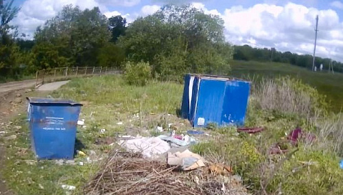 Несанкционированные свалки отходов, относящихся к ТКО, обнаружены на территории пгт. Хомутово в Орловской области