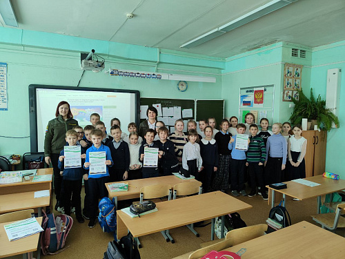 В Ярославле сотрудниками Росприроднадзора проведены экоуроки в школах