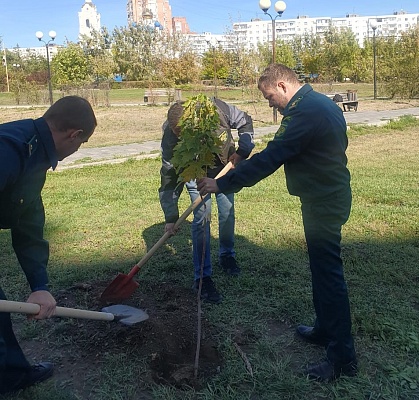 Сотрудники Черноморо-Азовского морского управления Росприроднадзора приняли участие в акции «Зеленая Россия»
