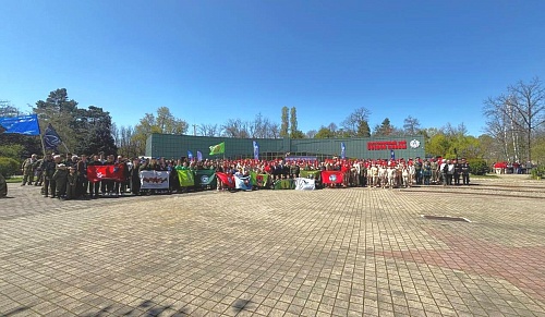 В Краснодаре сотрудники Управления приняли участие в торжественном открытии краевого этапа Всероссийской акции «Вахта Памяти»