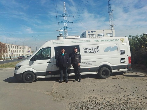 Росприроднадзор контролирует качество атмосферного воздуха в г. Тамбове с помощью современной передвижной лаборатории