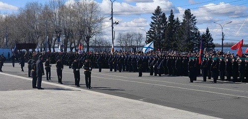 Руководитель Северного управления принял участие в параде в честь годовщины Победы в Великой Отечественной войне