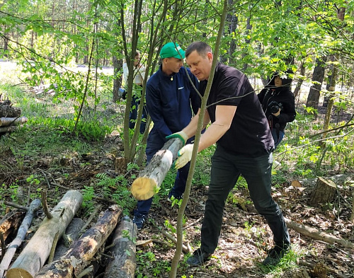 Сотрудники Управления Росприроднадзора приняли участие в акции «Чистые леса Татарстана»