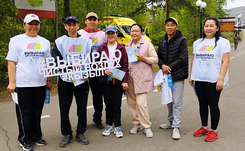 В Кызыле прошел забег в рамках Всероссийской экологической акции «Выбираю чистый воздух»