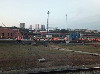 Инспекторы Росприроднадзора провели рейд на месте аварии железнодорожных цистерн на станции Екатеринбург-Сортировочный