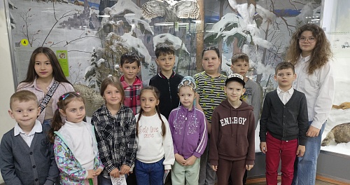 Дети сотрудников Уральского управления посетили Курганский областной краеведческий музей 